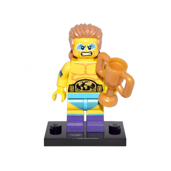 LEGO MINIFIG serie 15 WRESTLING CHAMPION 2016